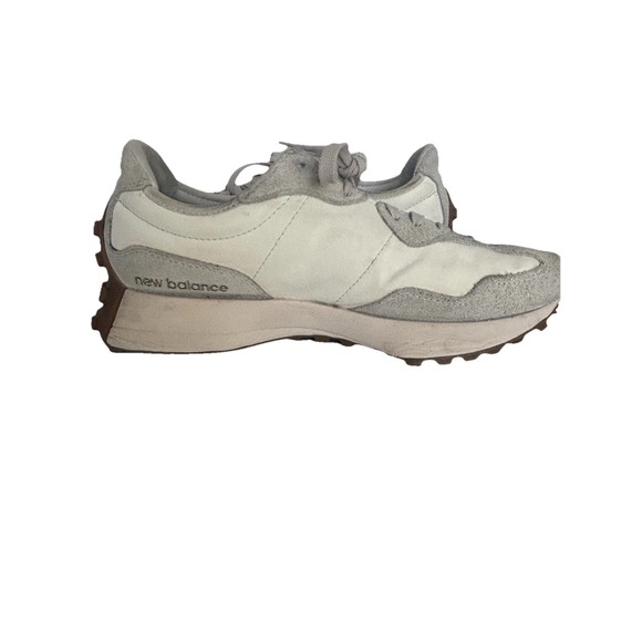 New Balance 327 Sneaker Shoe US 10W/8.5M Khaki Cream Running Athleisure Active - Picture 6 of 10
